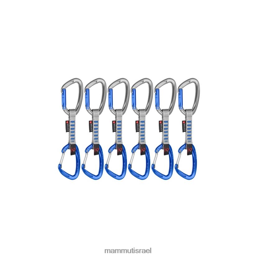 Mammut לִשְׁנֵי הַמִינִים חוט מנעול מקשים 10 ס"מ מחוון 6 חבילות משיכה מהירה TV0220442 צִיוּד כסף-אולטרמרין