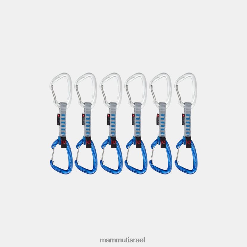 Mammut לִשְׁנֵי הַמִינִים מחוון חוט סלע 10 ס"מ 6 חבילות משיכה מהירה TV0220453 צִיוּד כסף-אולטרמרין