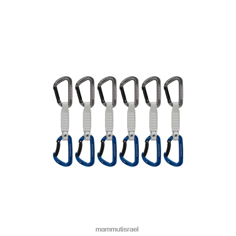 Mammut לִשְׁנֵי הַמִינִים סוס עבודה נעילת מפתח 12 ס"מ 6 חבילות משיכה מהירה TV0220439 צִיוּד אפור כחול