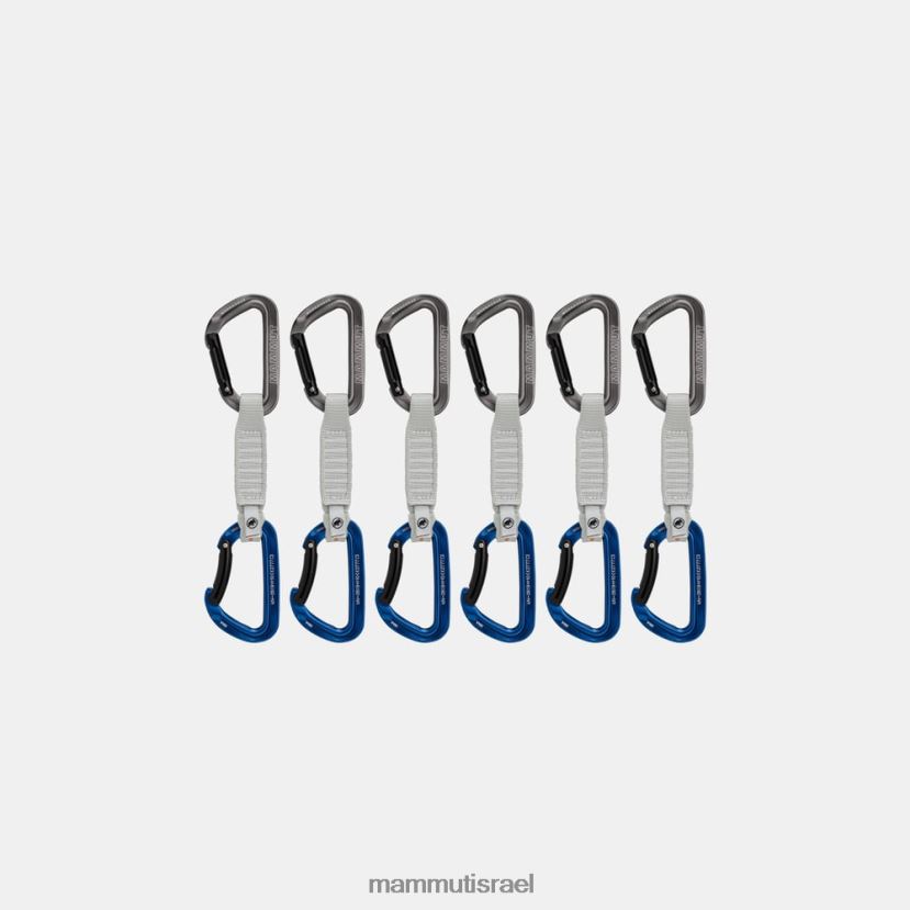 Mammut לִשְׁנֵי הַמִינִים סוס עבודה נעילת מפתח 12 ס"מ 6 חבילות משיכה מהירה TV0220439 צִיוּד אפור כחול