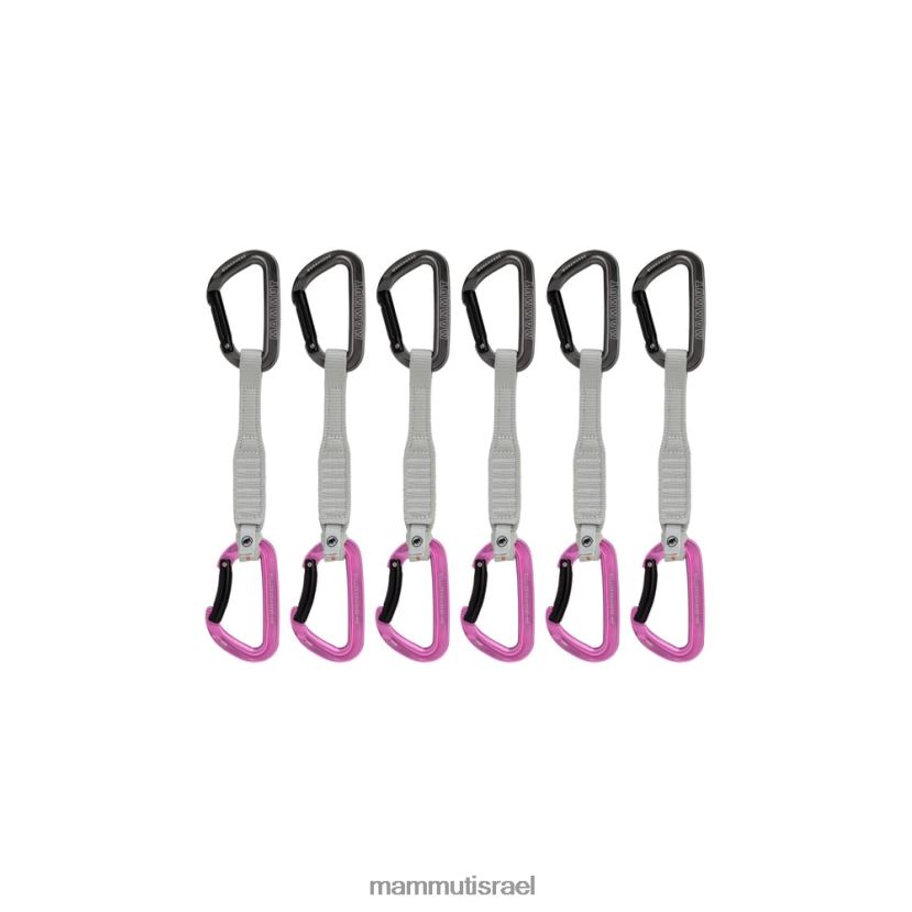 Mammut לִשְׁנֵי הַמִינִים סוס עבודה נעילת מפתחות 17 ס"מ 6 חבילות משיכה מהירה TV02201356 צִיוּד אפור-ורוד