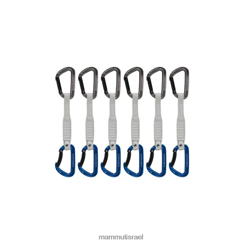 Mammut לִשְׁנֵי הַמִינִים סוס עבודה נעילת מפתחות 17 ס"מ 6 חבילות משיכה מהירה TV0220436 צִיוּד אפור כחול