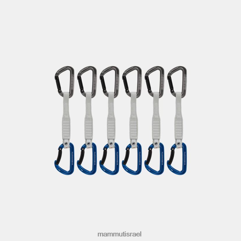 Mammut לִשְׁנֵי הַמִינִים סוס עבודה נעילת מפתחות 17 ס"מ 6 חבילות משיכה מהירה TV0220436 צִיוּד אפור כחול