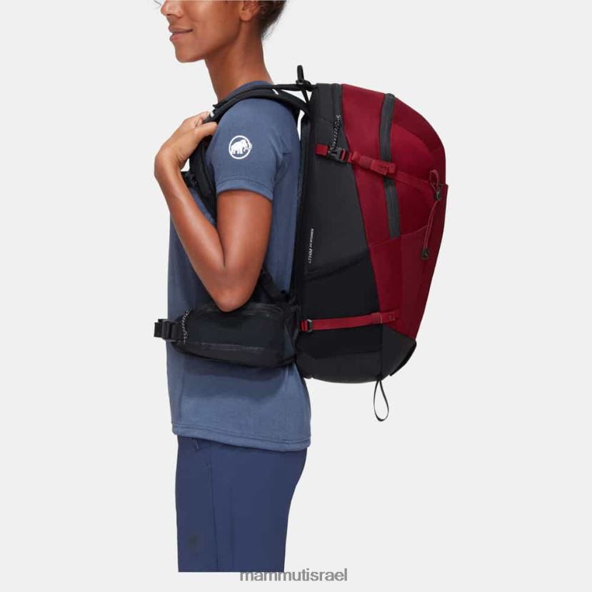 Mammut נשים ליתיום 25 TV02201351 צִיוּד דם אדום-שחור