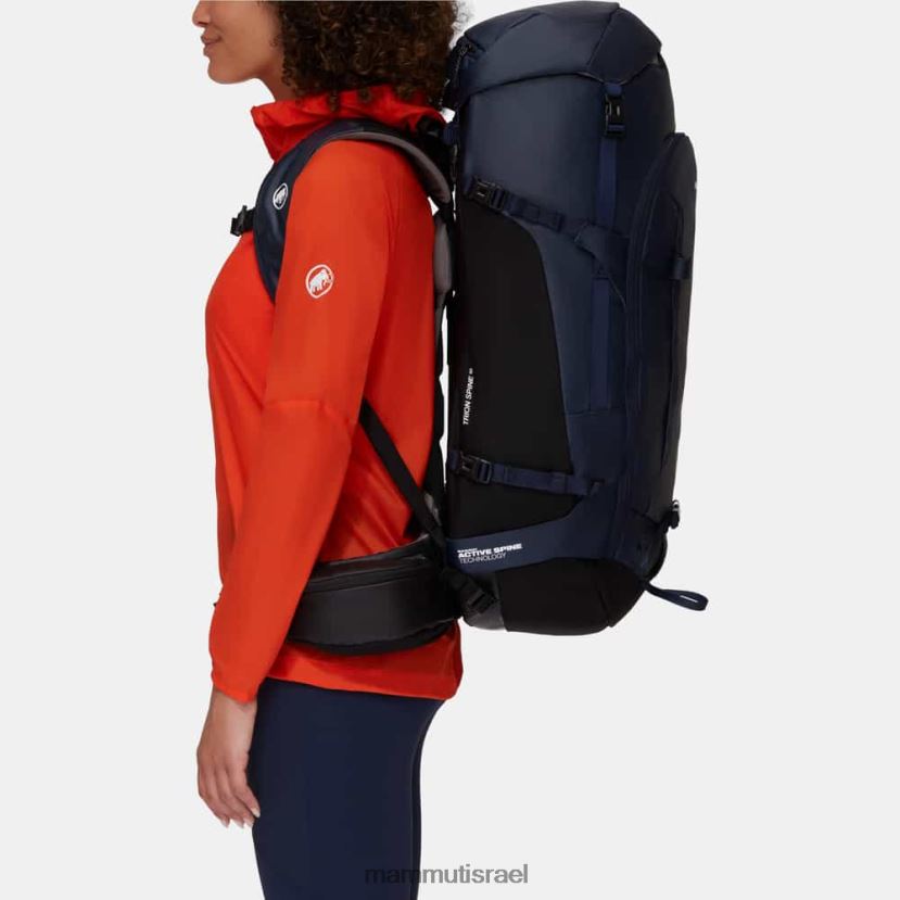 Mammut לִשְׁנֵי הַמִינִים טריון עמוד שדרה 50 TV0220570 צִיוּד ימי-שחור