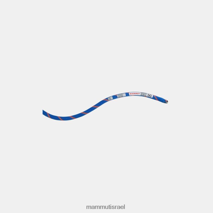 Mammut לִשְׁנֵי הַמִינִים חבל יבש שולחני אלפיני 7.5 TV02201453 צִיוּד כחול-בטיחות כתום