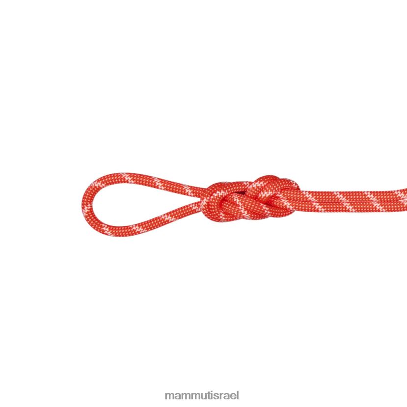 Mammut לִשְׁנֵי הַמִינִים חבל 8.0 אלפיני קלאסי TV0220505 צִיוּד כתום-לבן