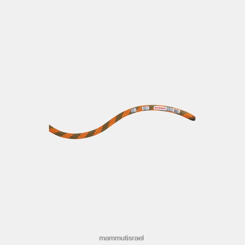 Mammut לִשְׁנֵי הַמִינִים חבל יבש 9.5 סלע TV02201403 צִיוּד דואדה יבשה, תפוז בואה בטיחותי