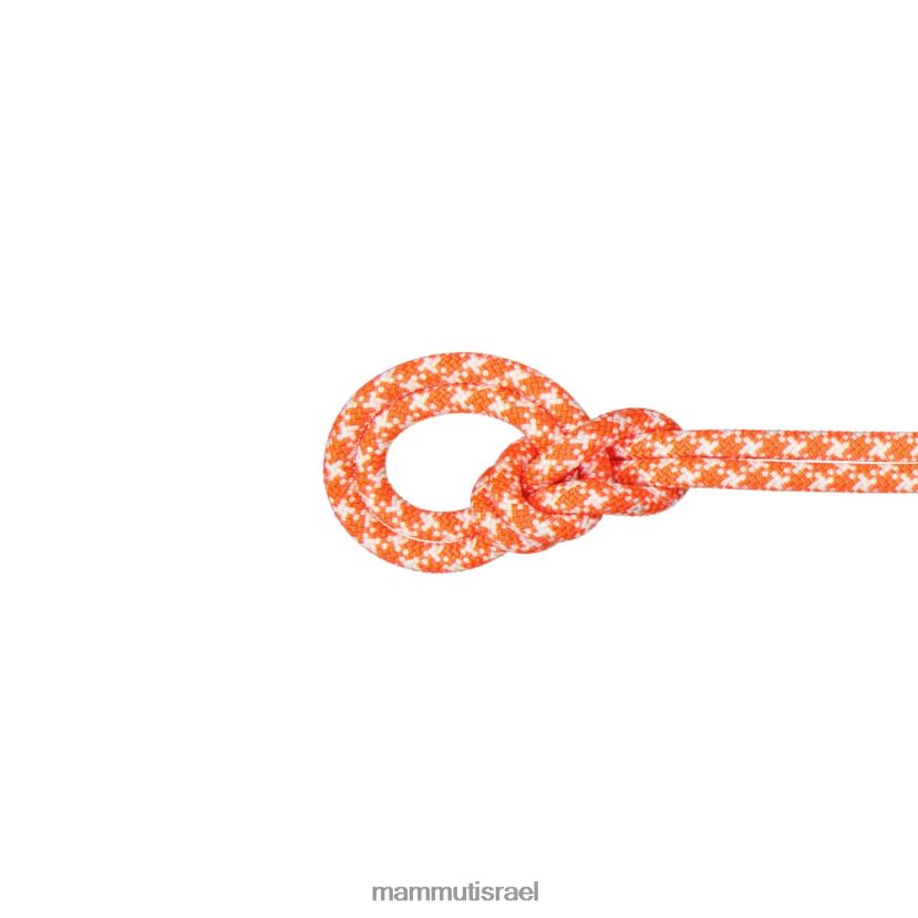 Mammut לִשְׁנֵי הַמִינִים חבל קלאסי 9.5 סלע TV0220393 צִיוּד כתום-לבן תוסס