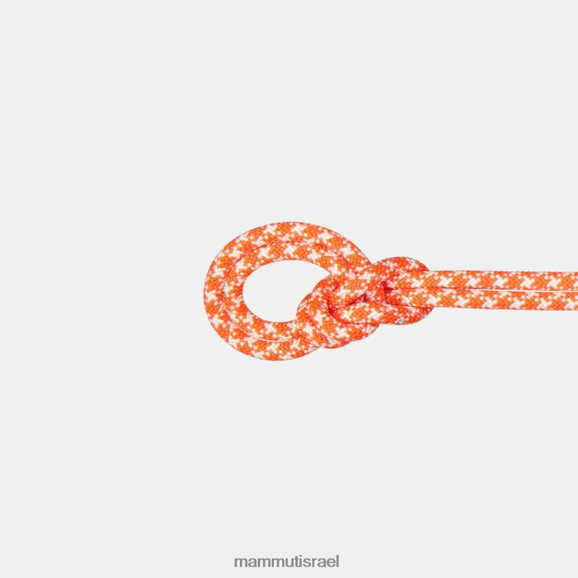 Mammut לִשְׁנֵי הַמִינִים חבל קלאסי 9.5 סלע TV0220393 צִיוּד כתום-לבן תוסס