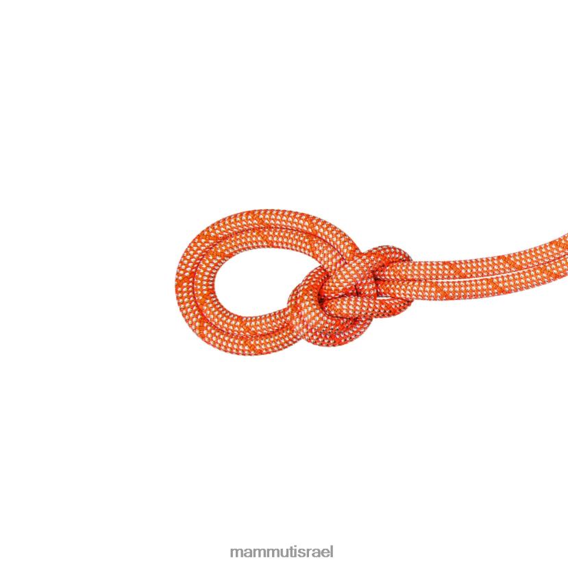 Mammut לִשְׁנֵי הַמִינִים חבל קלאסי 9.8 סלע TV0220506 צִיוּד כתום-לבן