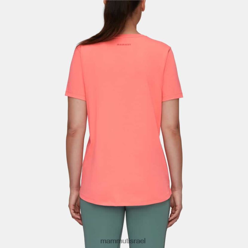 Mammut נשים לוגו ליבה של חולצת טריקו TV02201040 הַלבָּשָׁה סלמון