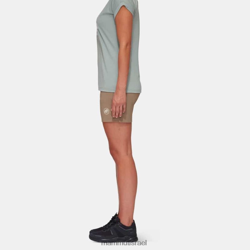 Mammut נשים מכנסי טיולים קצרים TV02201080 הַלבָּשָׁה חול כהה