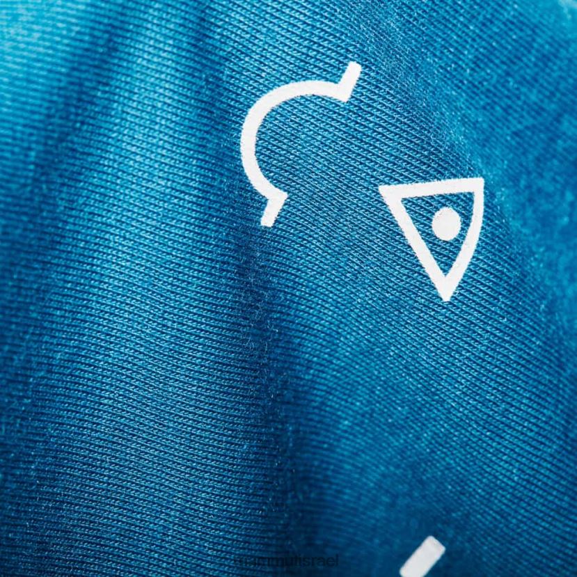 Mammut גברים שיא חולצת טריקו TV02201097 הַלבָּשָׁה קרח עמוק