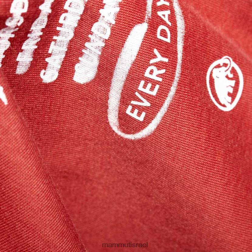 Mammut נשים חולצת טריקו כל יום TV02201099 הַלבָּשָׁה טרקוטה