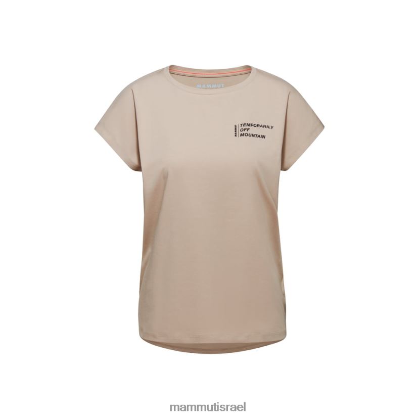 Mammut נשים חולצת טריקו מחוץ להרים TV02201115 הַלבָּשָׁה סוואנה