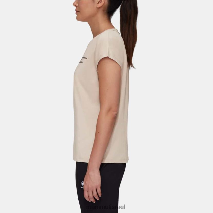 Mammut נשים חולצת טריקו מחוץ להרים TV02201115 הַלבָּשָׁה סוואנה