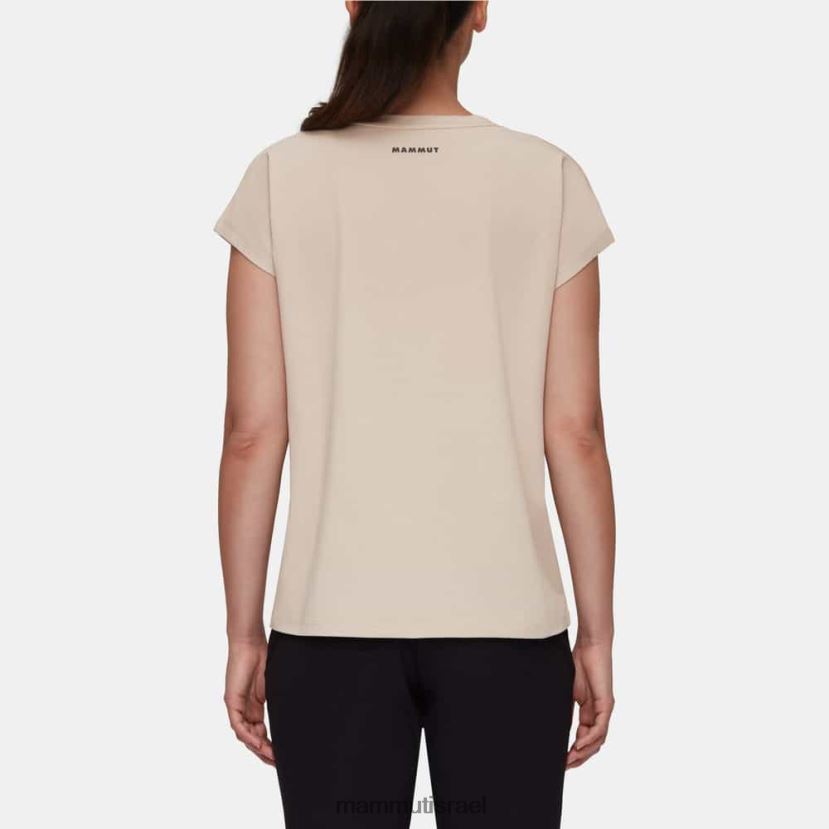 Mammut נשים חולצת טריקו מחוץ להרים TV02201115 הַלבָּשָׁה סוואנה