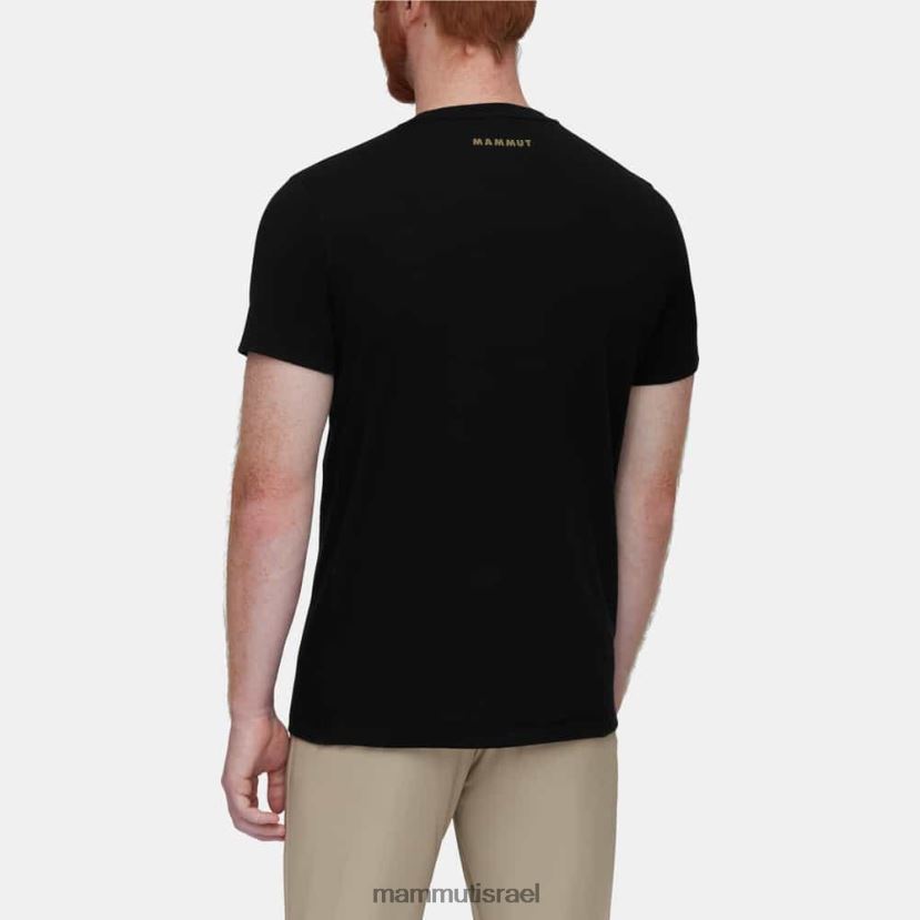 Mammut גברים סמל חולצת טריקו ליבה TV0220113 הַלבָּשָׁה שָׁחוֹר