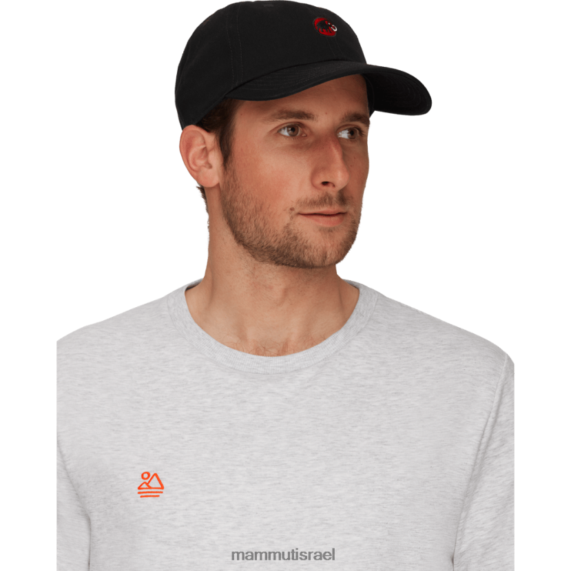 Mammut לִשְׁנֵי הַמִינִים כובע בייסבול TV02201170 אביזרים שחור prt1