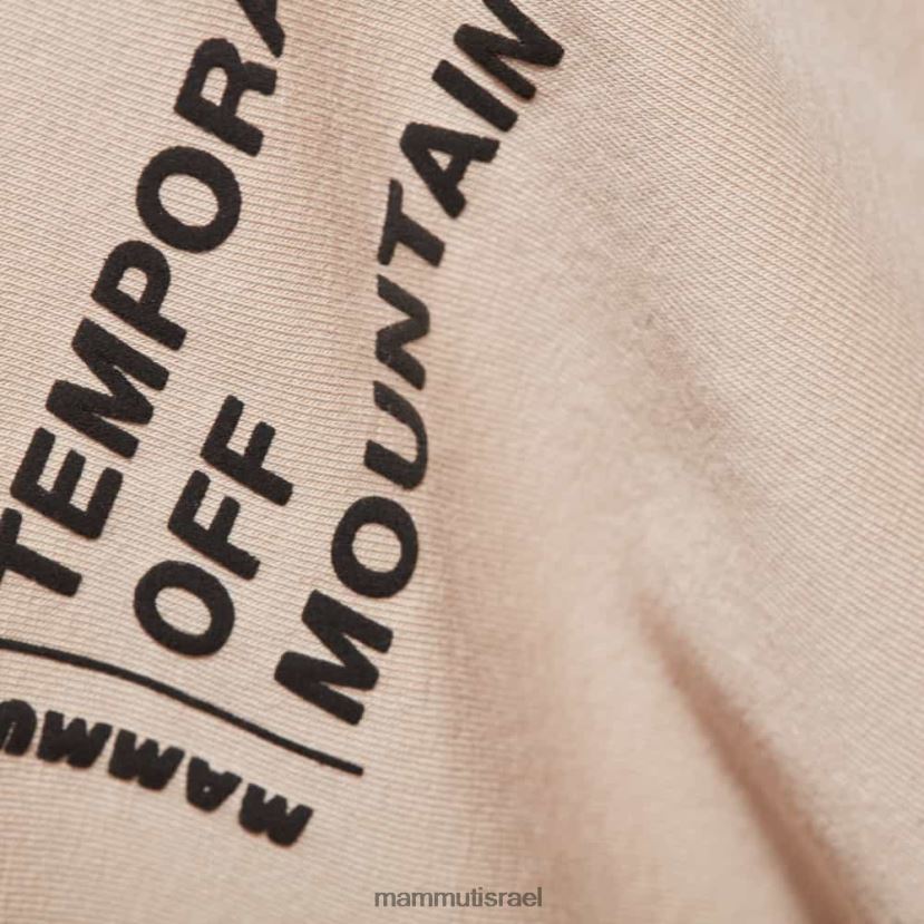 Mammut גברים חולצת טריקו מחוץ להרים TV0220117 הַלבָּשָׁה סוואנה