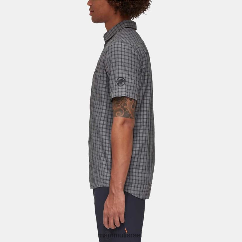 Mammut גברים חולצת לני TV0220162 הַלבָּשָׁה טיטניום-פנטום