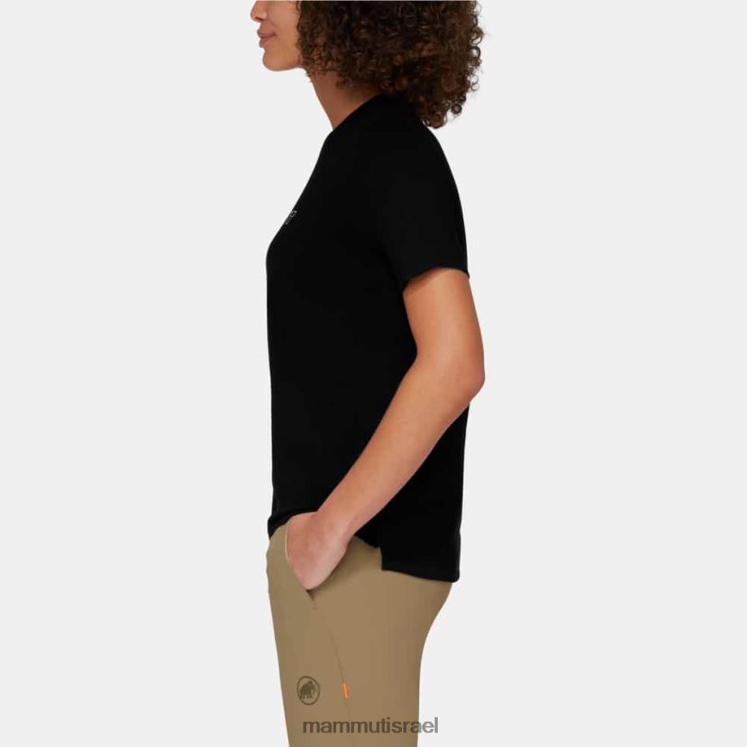 Mammut נשים לוגו ליבה של חולצת טריקו TV0220215 הַלבָּשָׁה שָׁחוֹר