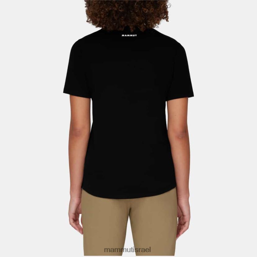 Mammut נשים לוגו ליבה של חולצת טריקו TV0220215 הַלבָּשָׁה שָׁחוֹר