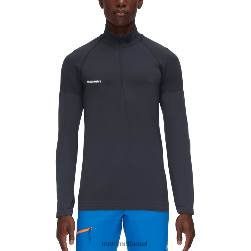 Mammut גברים טריפט חצי רוכסן שרוול ארוך TV0220223 הַלבָּשָׁה שָׁחוֹר