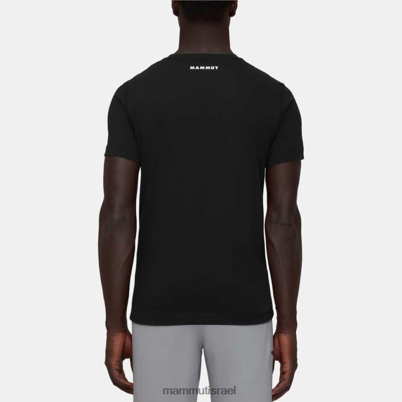 Mammut גברים שיא חולצת טריקו TV0220252 הַלבָּשָׁה שָׁחוֹר