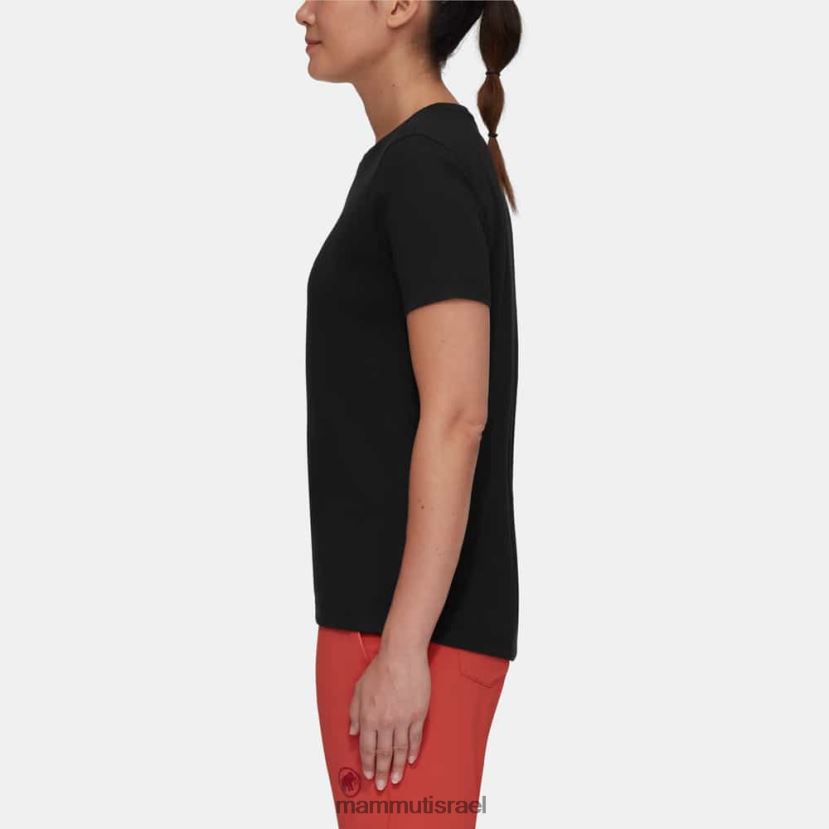 Mammut נשים חולצת טריקו כל יום TV0220253 הַלבָּשָׁה שָׁחוֹר