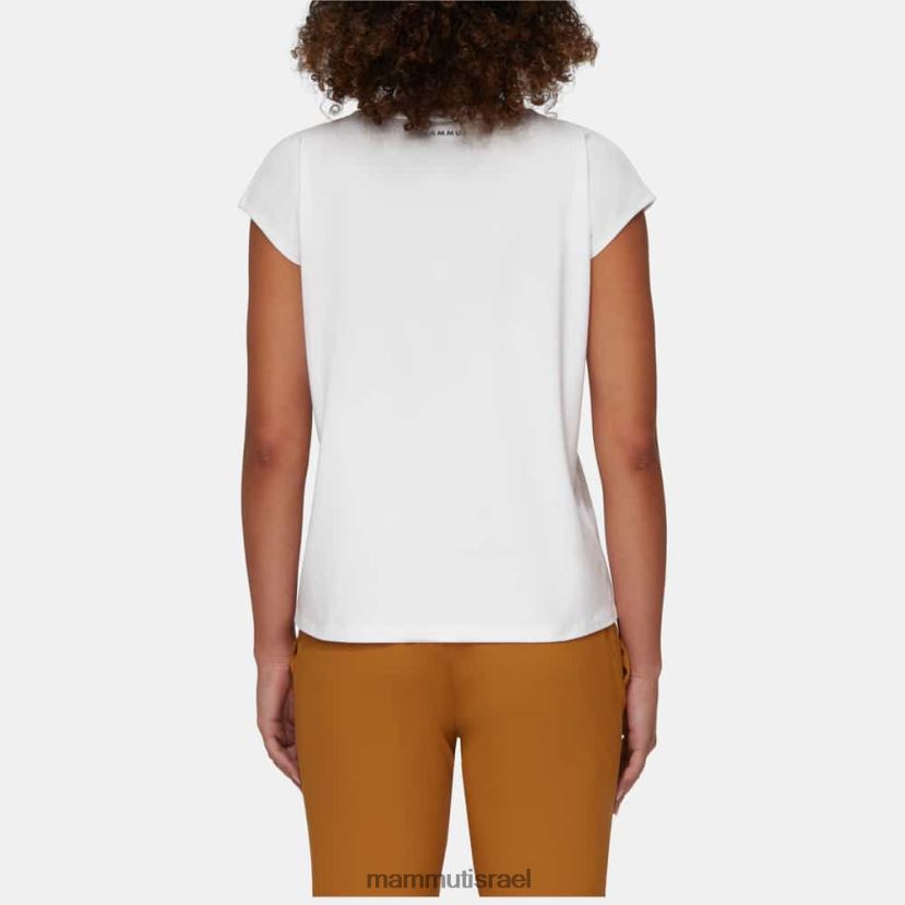 Mammut נשים חולצת טריקו מחוץ להרים TV0220263 הַלבָּשָׁה לבן