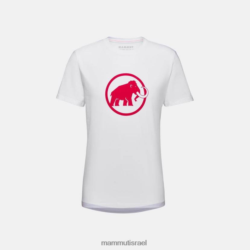 Mammut גברים חולצת טריקו קלאסית TV0220269 הַלבָּשָׁה לבן