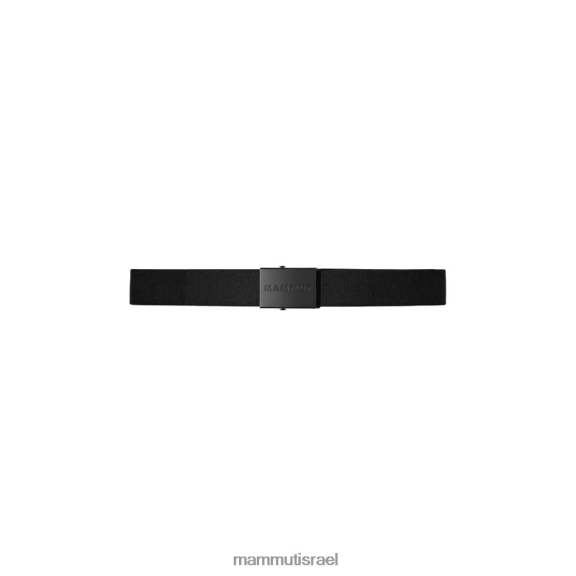 Mammut לִשְׁנֵי הַמִינִים חגורת לוגו TV0220287 אביזרים שָׁחוֹר