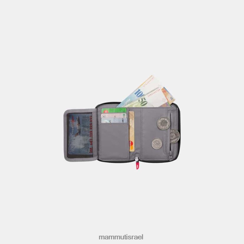 Mammut לִשְׁנֵי הַמִינִים ארנק רוכסן TV0220618 צִיוּד שָׁחוֹר