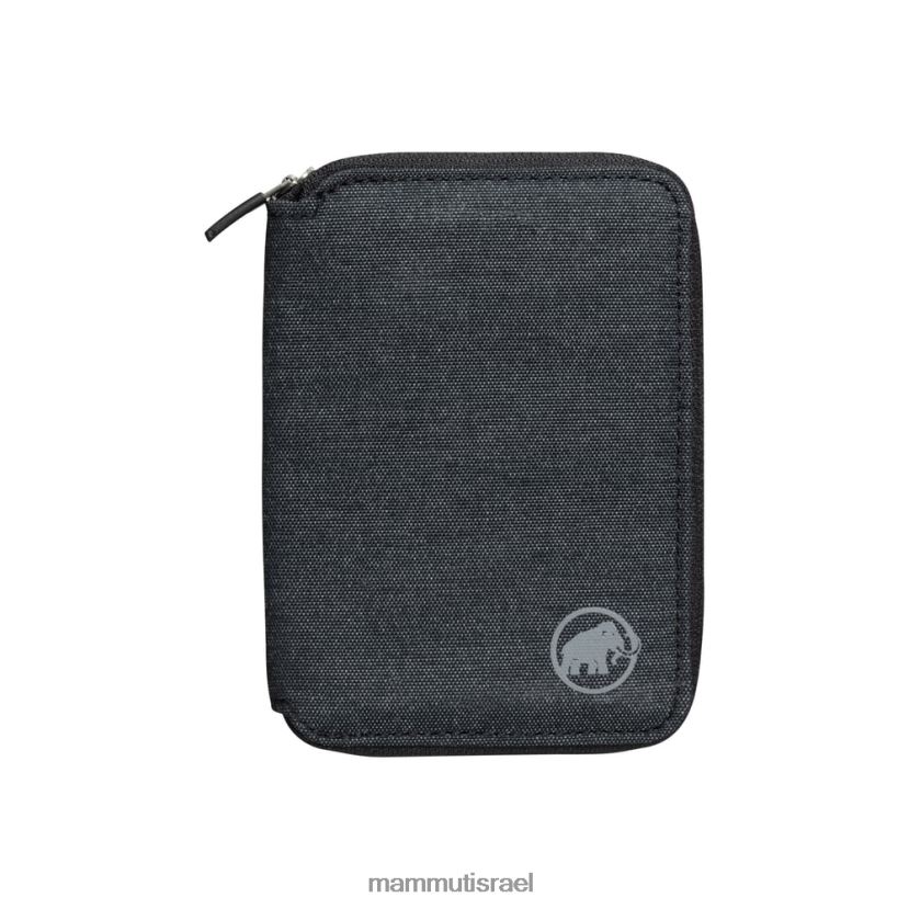 Mammut לִשְׁנֵי הַמִינִים ארנק רוכסן מלאנג' TV0220619 צִיוּד שָׁחוֹר