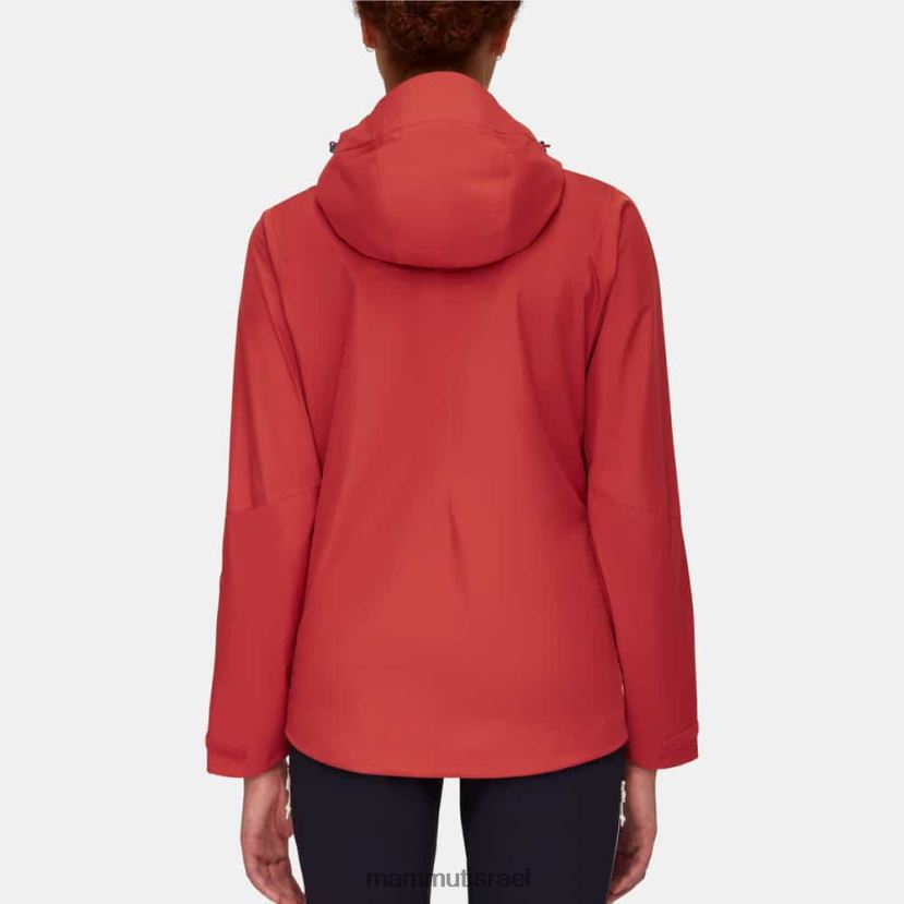 Mammut נשים להעביר סיור ז'קט קפוצ'ון TV022067 הַלבָּשָׁה טרקוטה