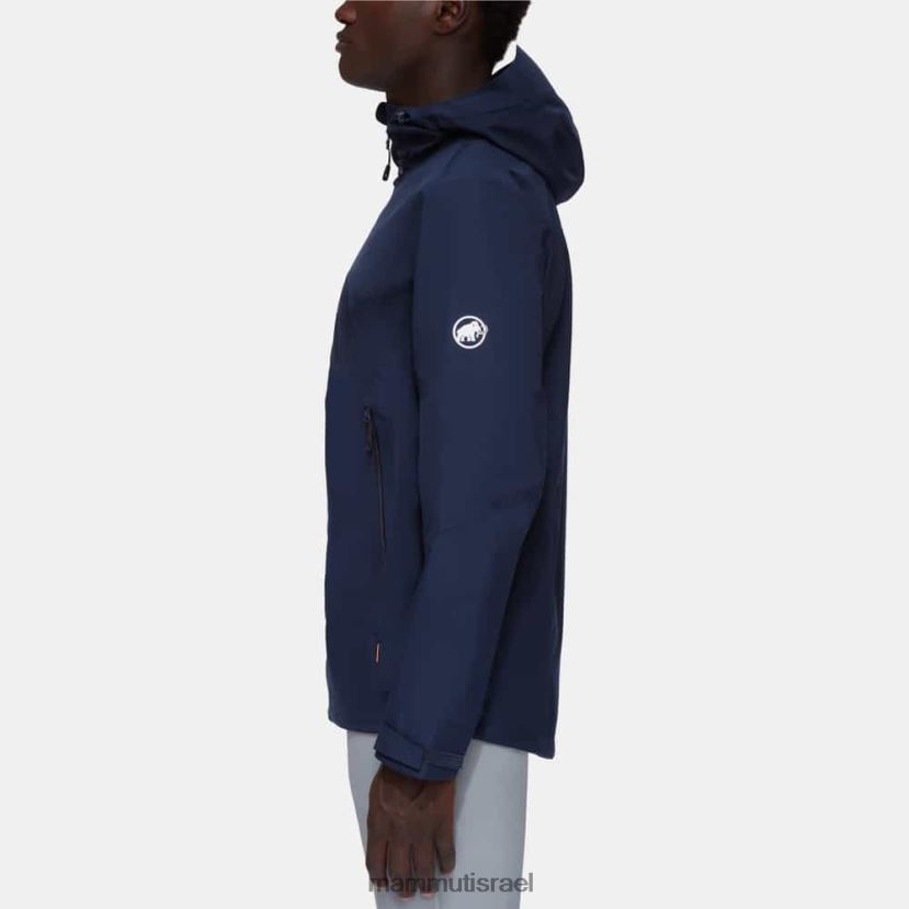 Mammut גברים להעביר סיור ז'קט קפוצ'ון TV0220749 הַלבָּשָׁה ימי