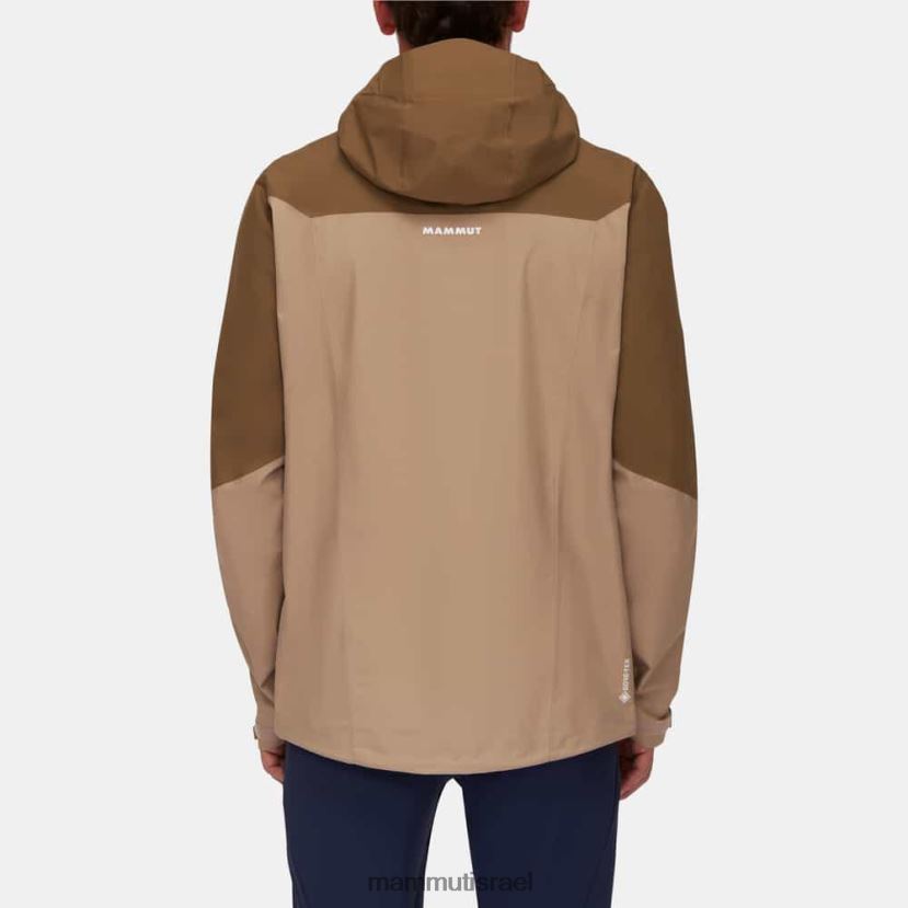 Mammut גברים להעביר סיור ז'קט קפוצ'ון TV0220750 הַלבָּשָׁה ספארי-חול כהה