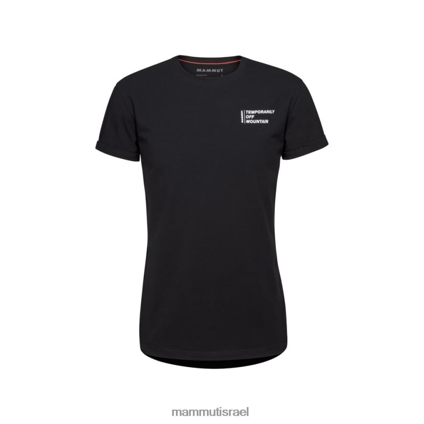 Mammut גברים חולצת טריקו מחוץ להרים TV0220818 הַלבָּשָׁה שָׁחוֹר