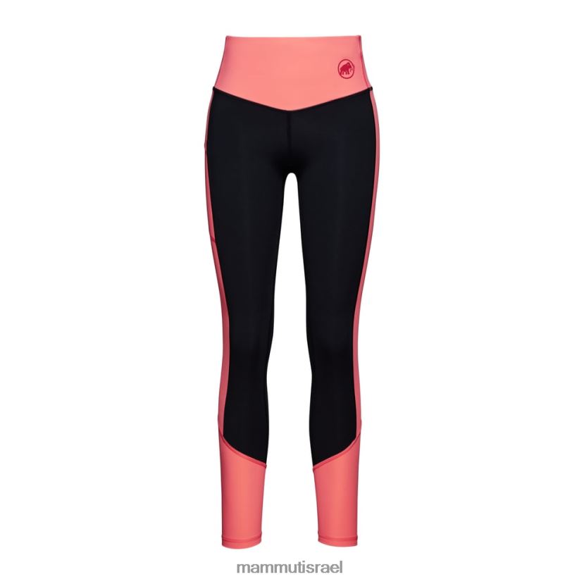 Mammut נשים טייץ מאסון TV0220841 הַלבָּשָׁה שחור-סלמון