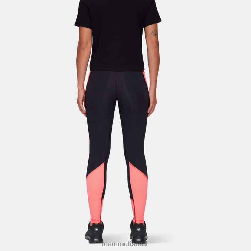 Mammut נשים טייץ מאסון TV0220841 הַלבָּשָׁה שחור-סלמון