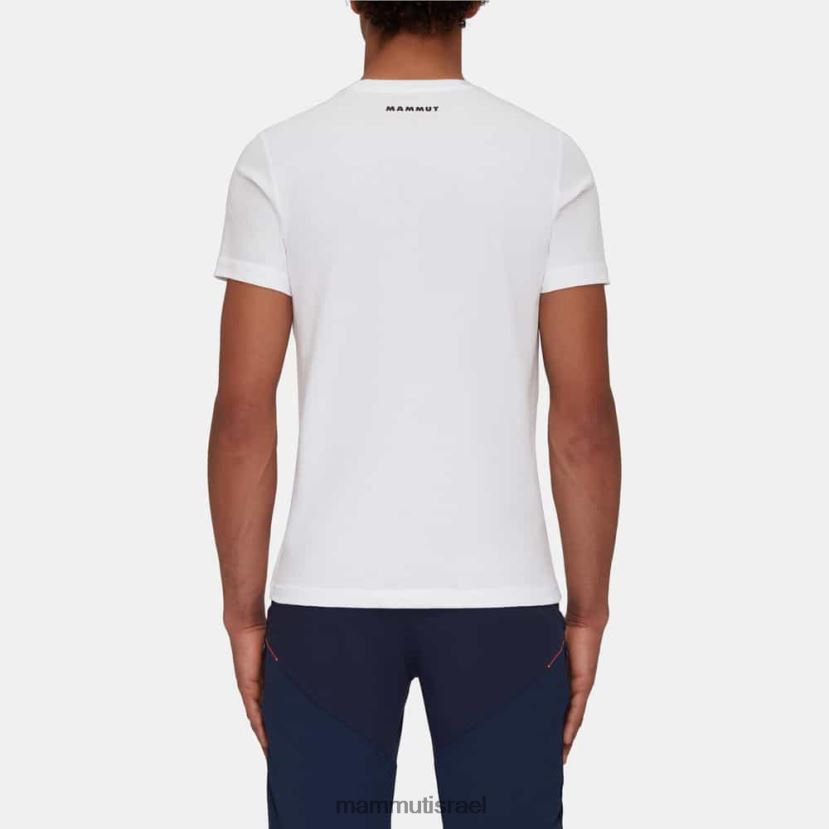 Mammut גברים חולצת טריקו קלאסית TV0220895 הַלבָּשָׁה לבן