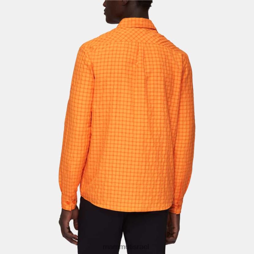 Mammut גברים חולצת לני עם שרוולים ארוכים TV0220917 הַלבָּשָׁה קלמנטינה-קלמנטינה כהה