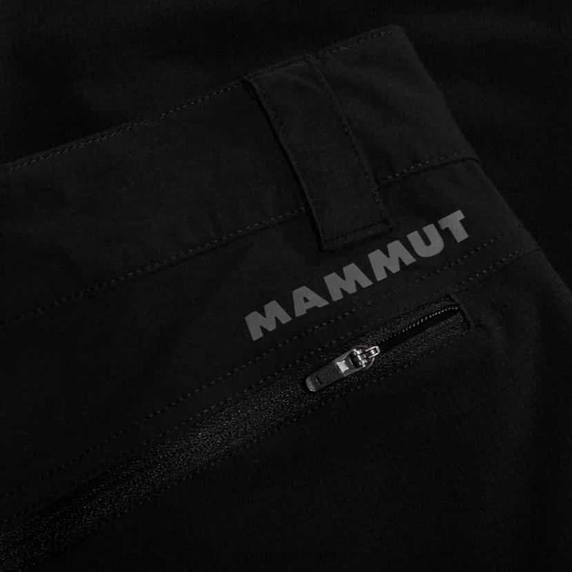 Mammut גברים מכנסי זינל היברידיים TV022093 הַלבָּשָׁה שָׁחוֹר