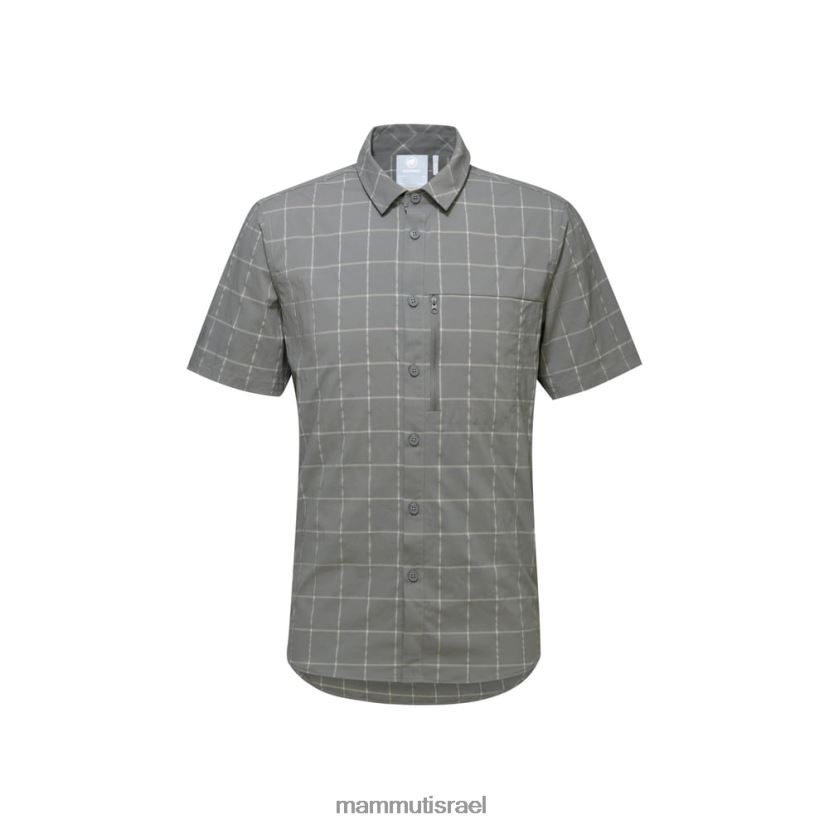 Mammut גברים חולצת הרים TV0220948 הַלבָּשָׁה טיטניום-גרניט