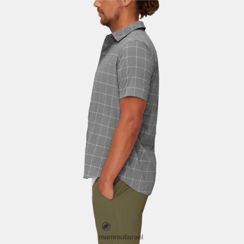 Mammut גברים חולצת הרים TV0220948 הַלבָּשָׁה טיטניום-גרניט