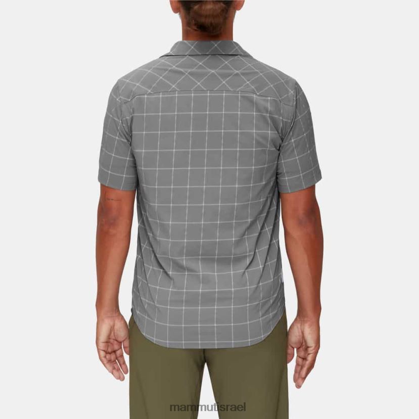 Mammut גברים חולצת הרים TV0220948 הַלבָּשָׁה טיטניום-גרניט