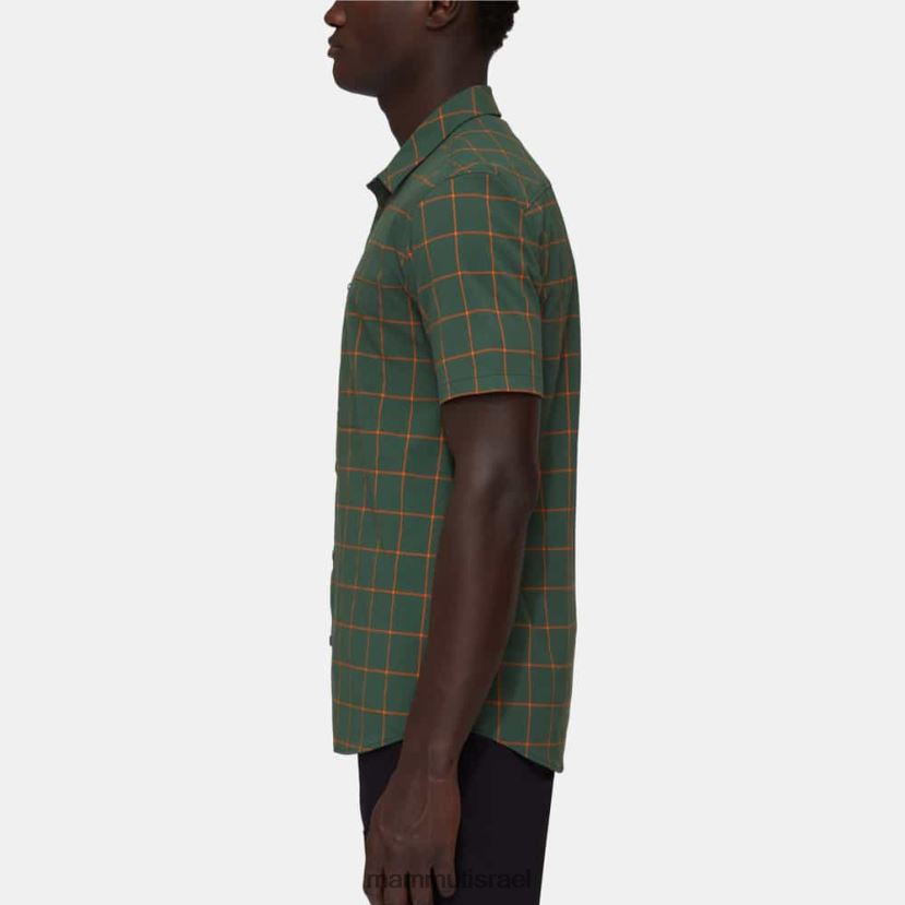 Mammut גברים חולצת הרים TV0220950 הַלבָּשָׁה יער-קלמנטינה כהה