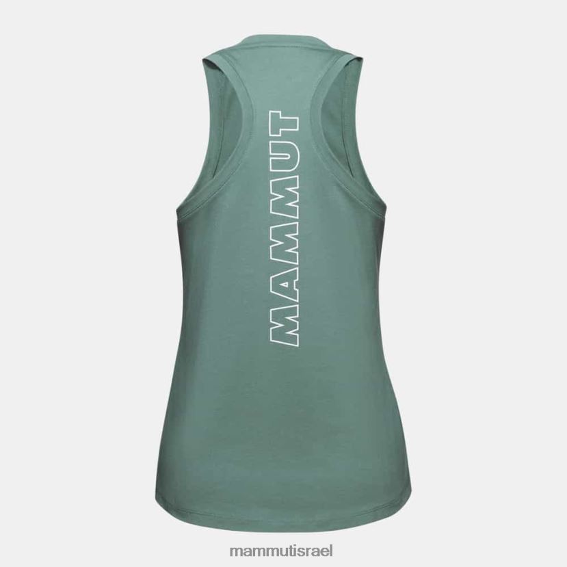 Mammut נשים לוגו הליבה העליון TV0220958 הַלבָּשָׁה ירקן כהה